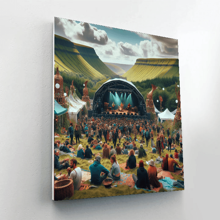 Green Man Festival - Wales Painting By Numbers Kit