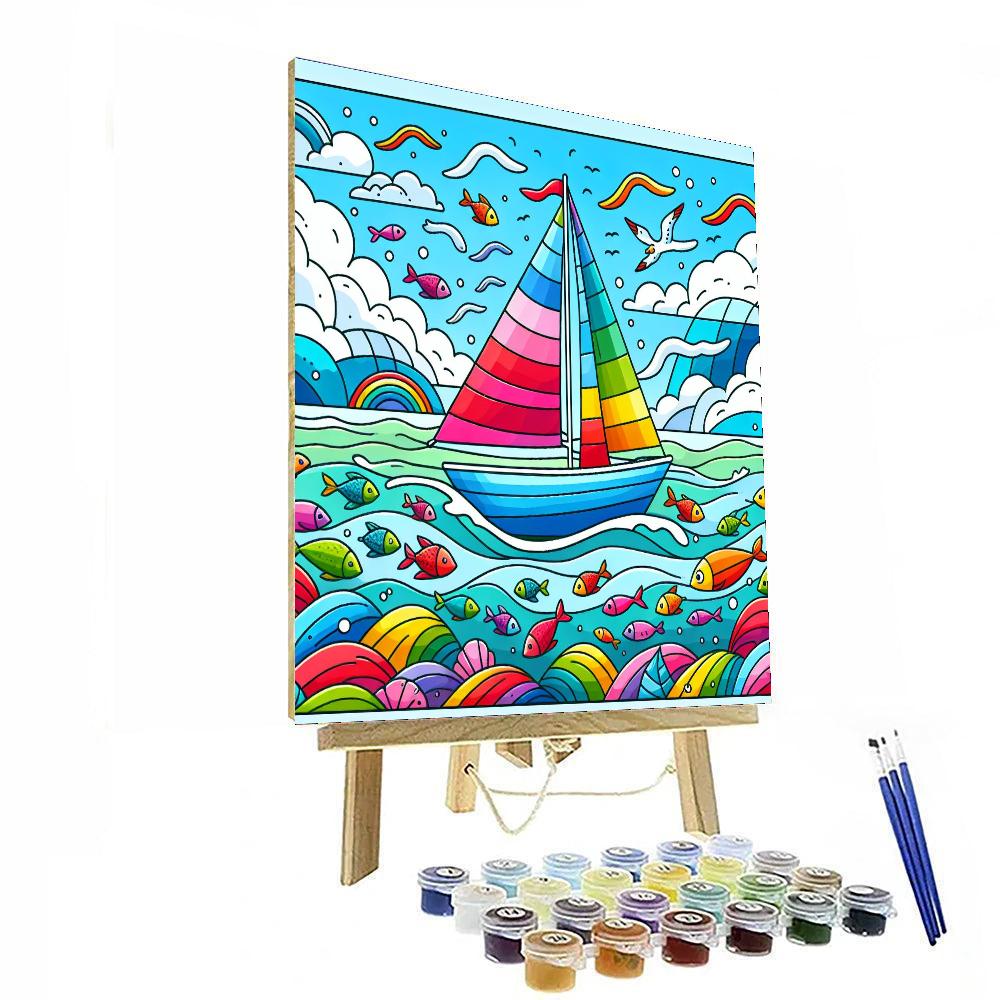 Ocean Journey Painting Number Kit