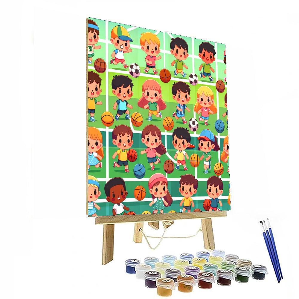 Sports Star Extravaganza Paint By Number