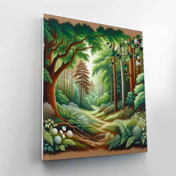 Deer Woodland Grace Paint By Numbers