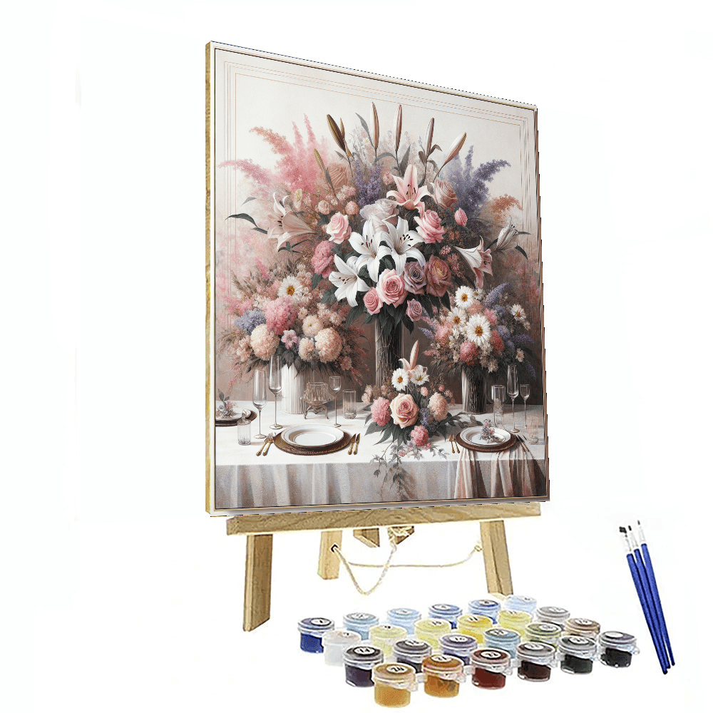 Elegant Floral Arrangements Painting By Numbers Kit