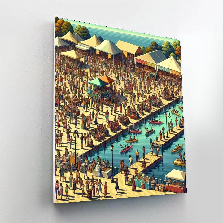 Kingston Waterfront Festival Paint By Numbers Art