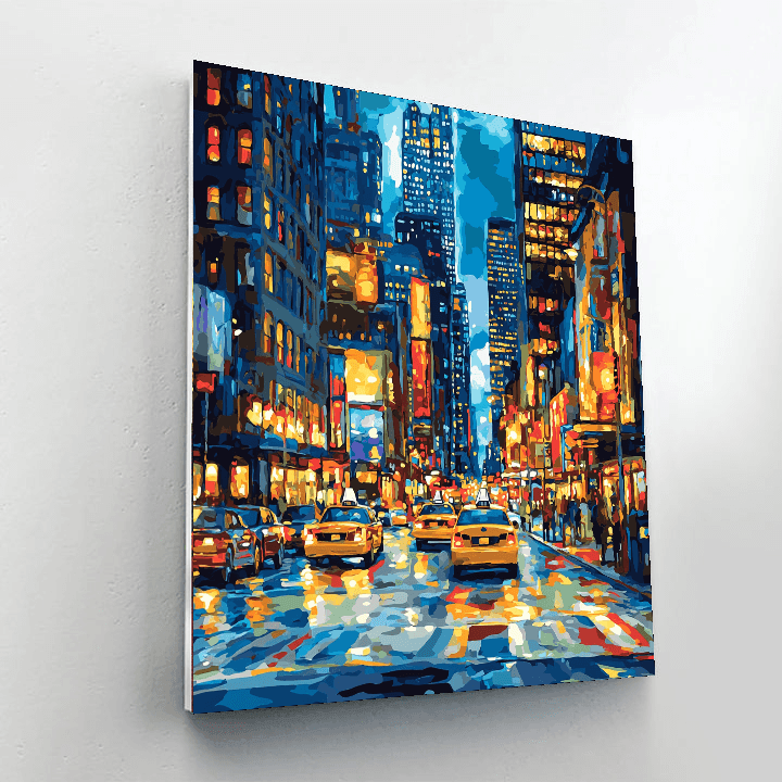 Edward Hopper Inspired Nighttime In The City  Numbered Painting Kits