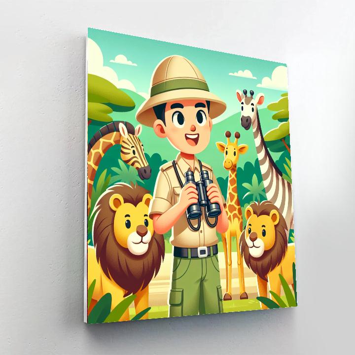 Wildlife Explorer Safari Numbered Painting Kits