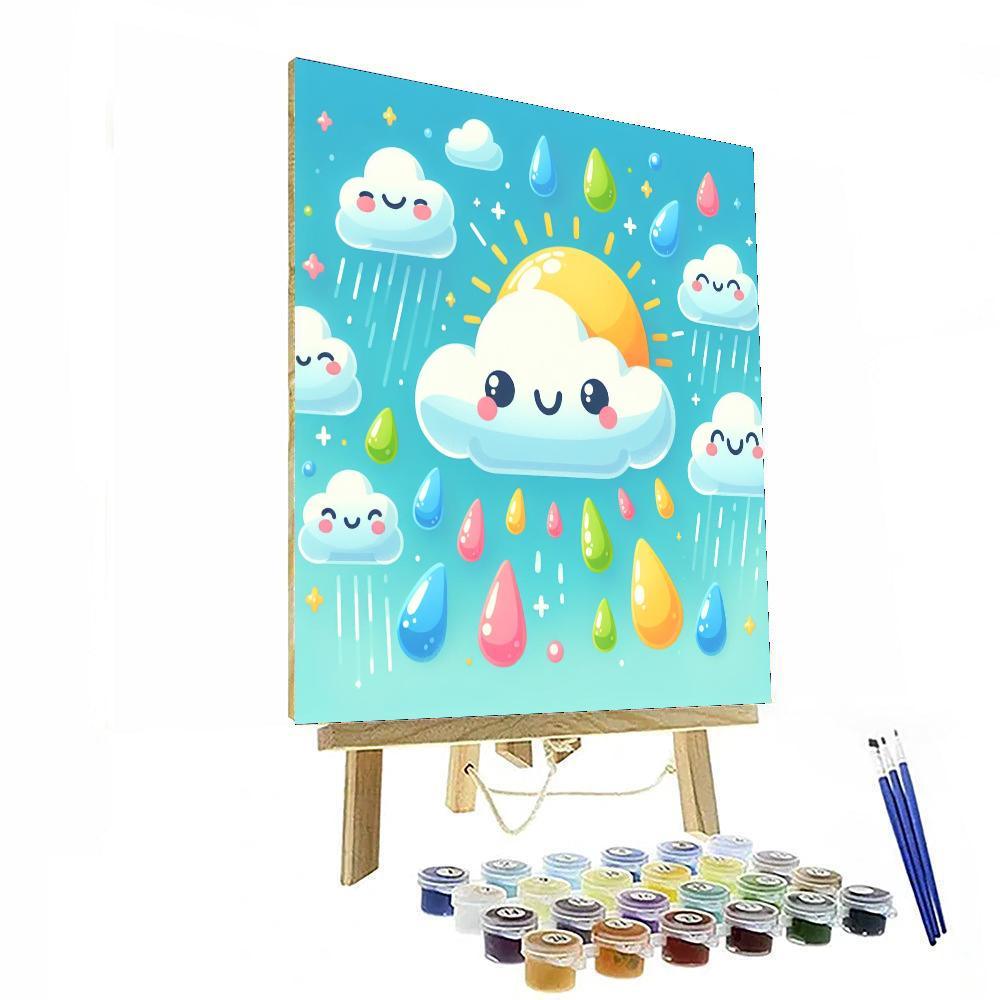 Cheery Cloud Parade Numbered Painting Kits