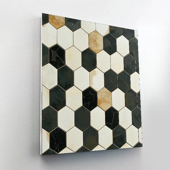 M.C. Escher Inspired Tessellated Visions  Paint By Numbers