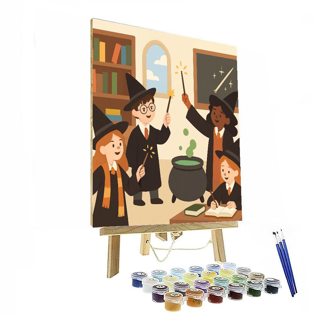 Magical School Adventure DIY Paint By Numbers