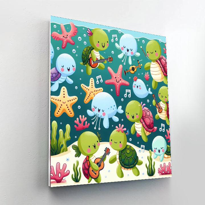 Oceanic Orchestra Painting By Numbers Kit