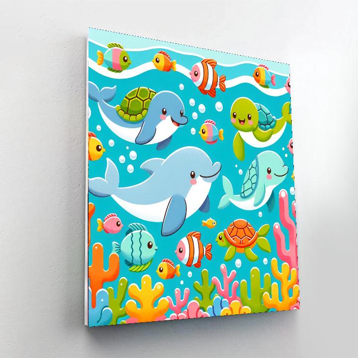 Artistic Ocean Numbered Painting Kits