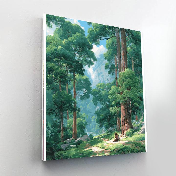 Forest Whispers Of A Mother's Heart Paint By Number