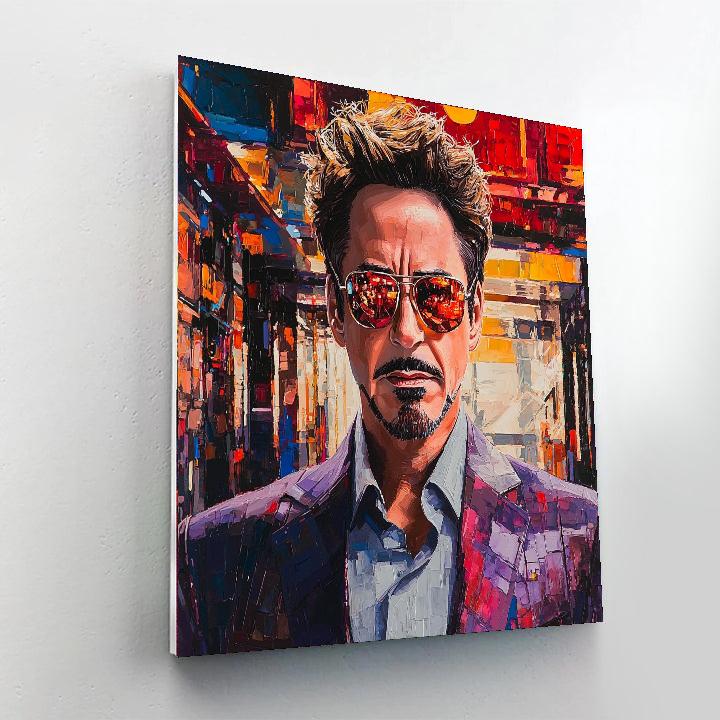 Robert Downey Jr.: Crafting A Legacy Of Iron Will Paint By Color