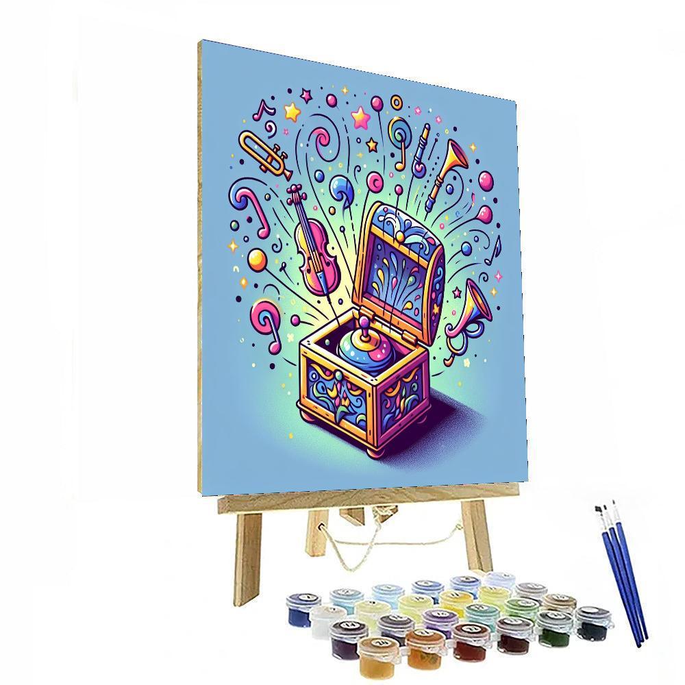 Magical Music Box Painting By Numbers Kit