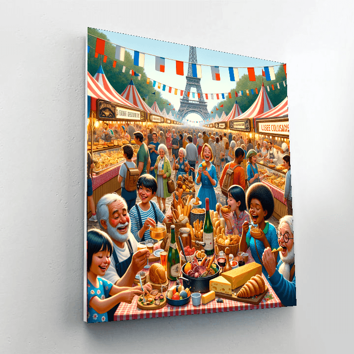 Fête De La Gastronomie - France Paint By Number