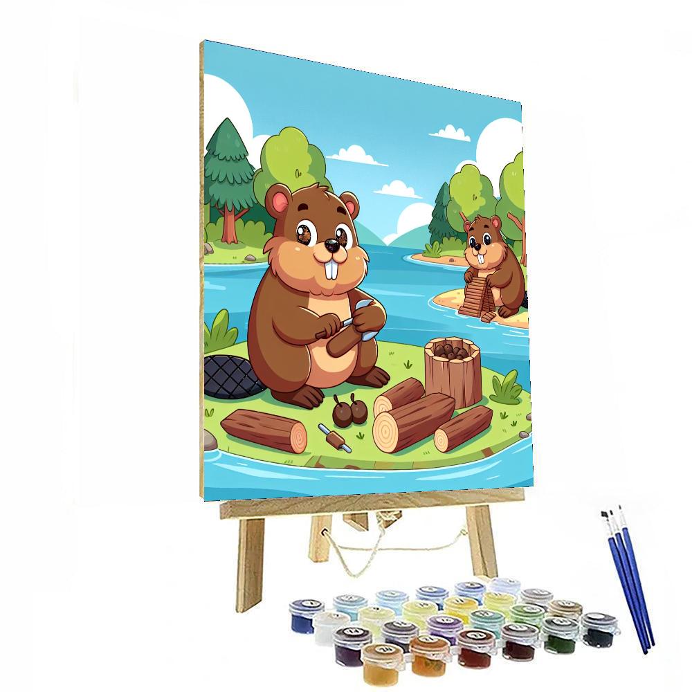 Busy Beaver Building Numbered Painting Kits