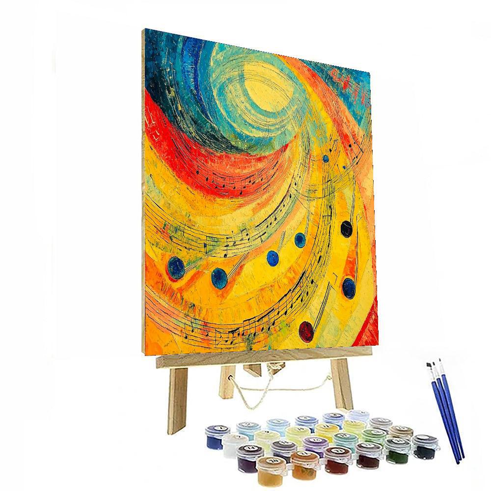Wassily Kandinsky Inspired Timeless Melody  Numbered Painting Kits