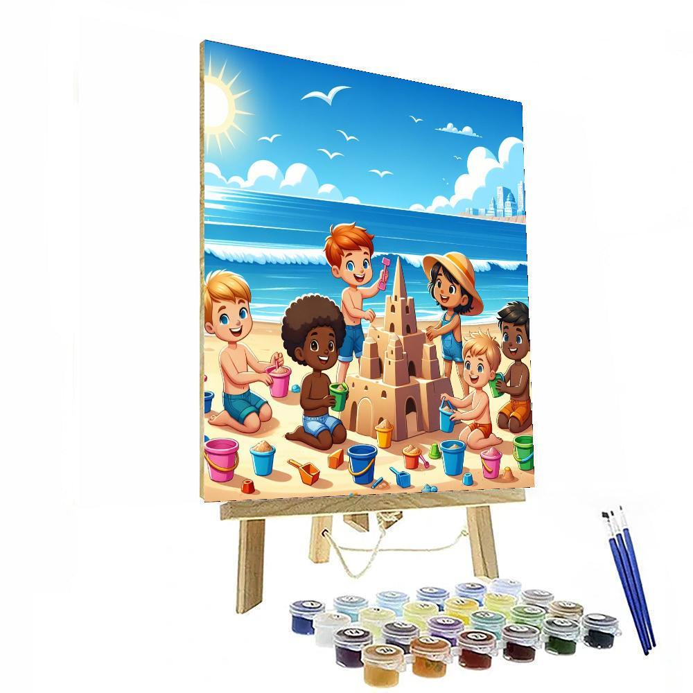 Seaside Sandcastle Festival Paint By Numbers Kits