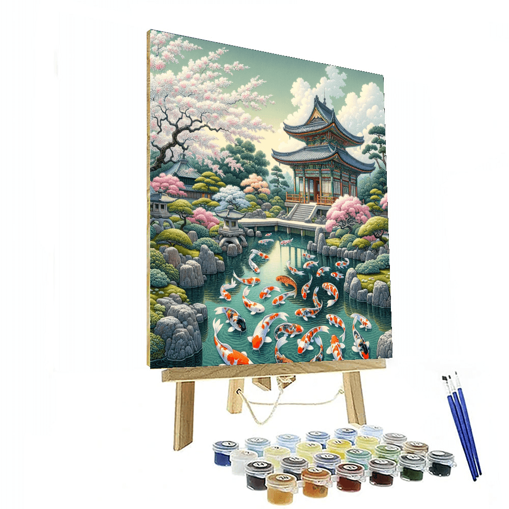 Eastern Tranquility DIY Paint By Numbers