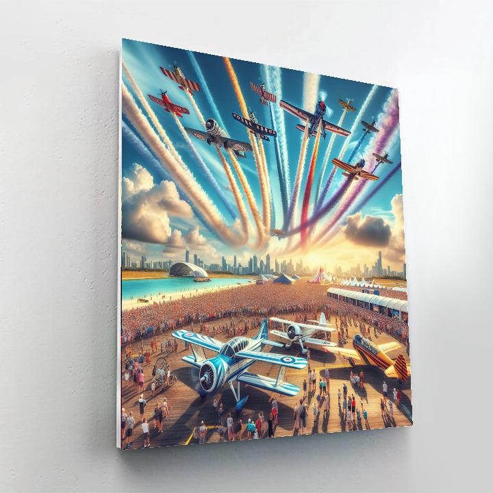 Oshkosh Airshow - Usa Paint By Numbers Kits