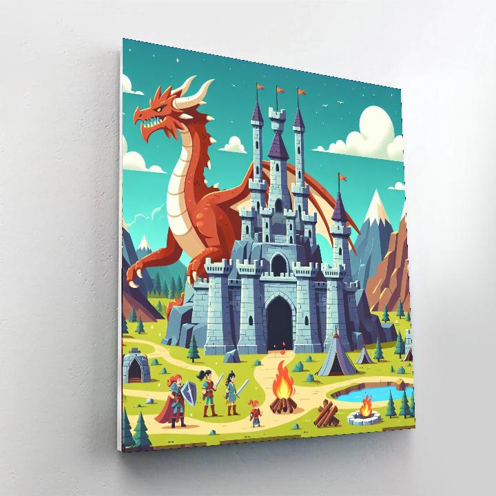 Dragon's Keep Paint By Number
