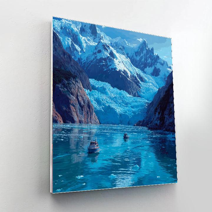 Patagonian Glacier Tours DIY Paint By Numbers