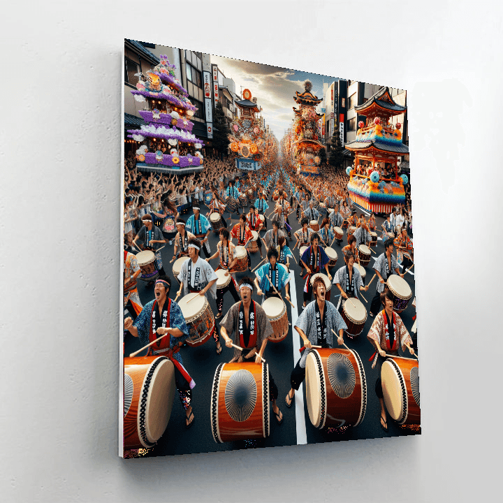 Katsuura Big Hayashi Festival - Japan Paint By Color