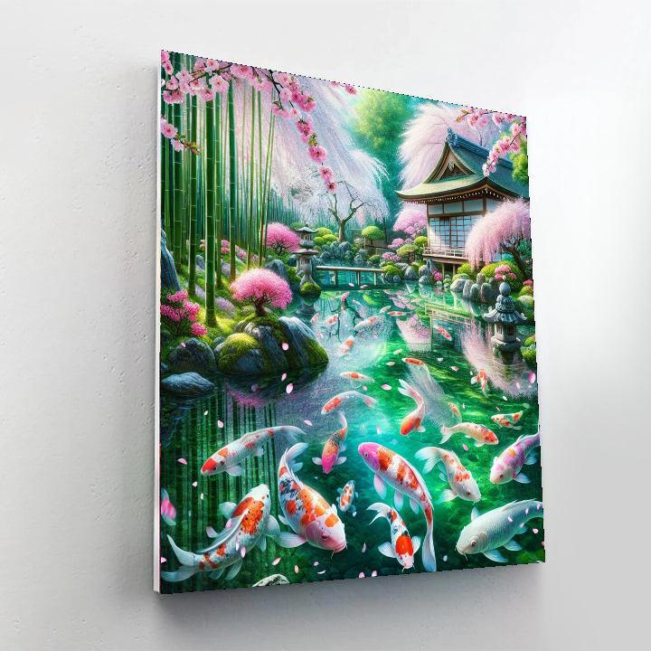 Captivating Japanese Garden Paint By Numbers