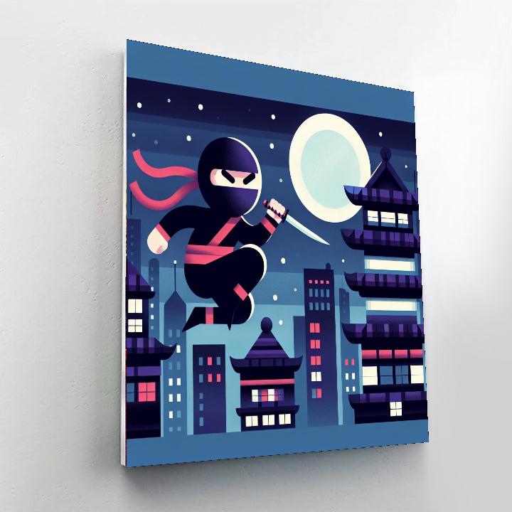 Ninja Warrior Paint By Number
