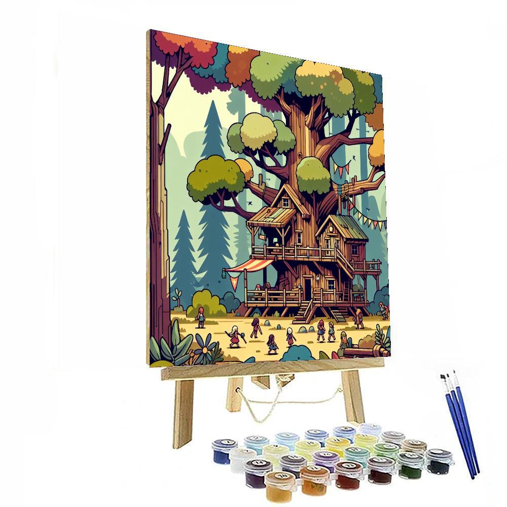 Magic Treehouse Discovery DIY Paint By Numbers