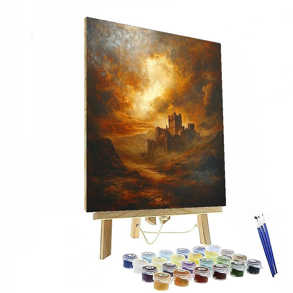 J.M.W. Turner Inspired Timeworn Stories  DIY Paint By Numbers