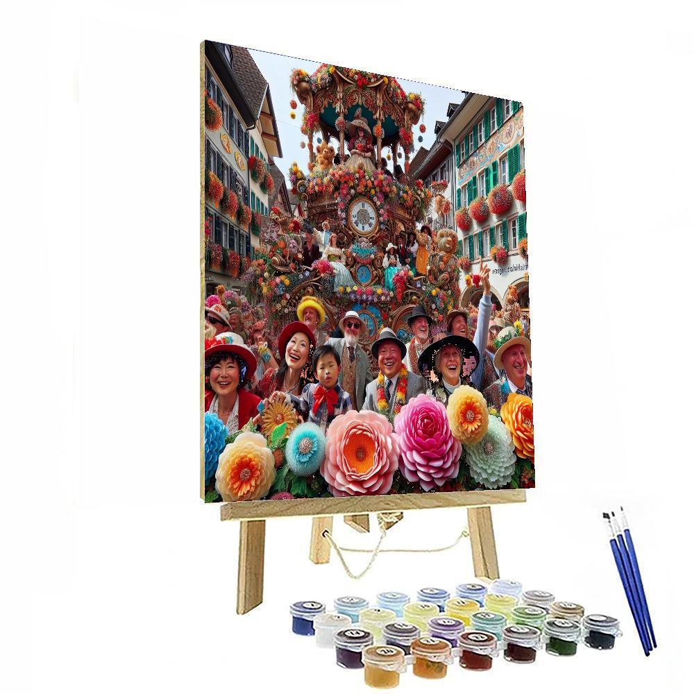 Carnival Of Blumen - Wangen Im Allgäu, Germany Numbered Painting Kits