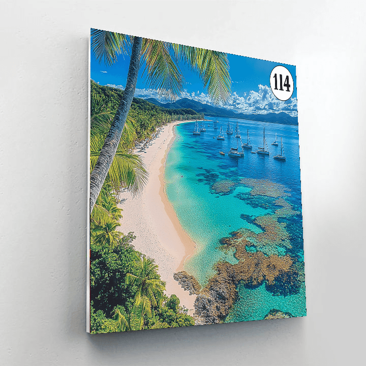 Whitsunday Islands Numbered Painting Kits