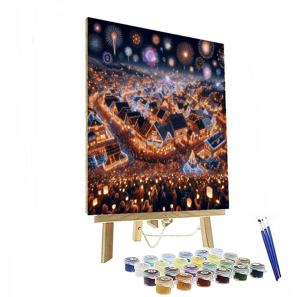Festivals Of Lights Painting By Numbers Kit