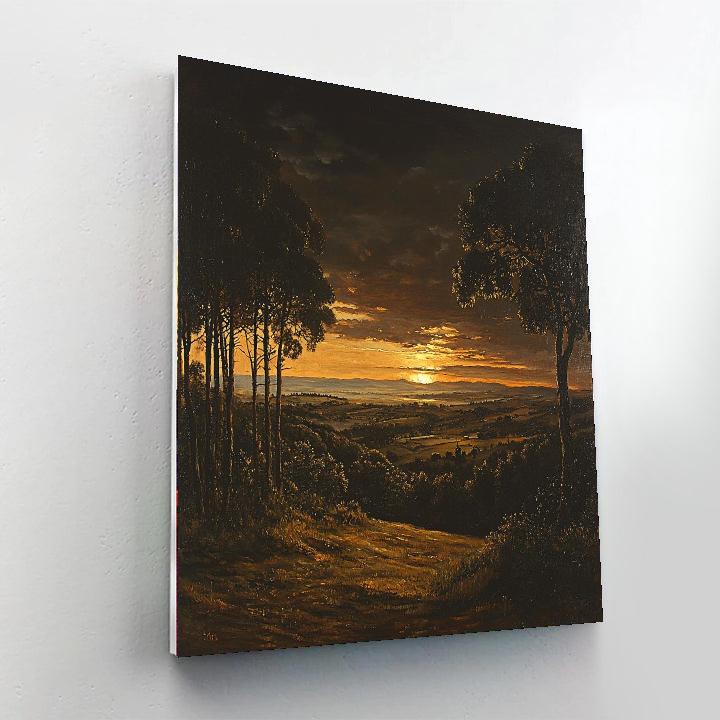 Caravaggio Inspired The Dawn's Whisper  Number Painting