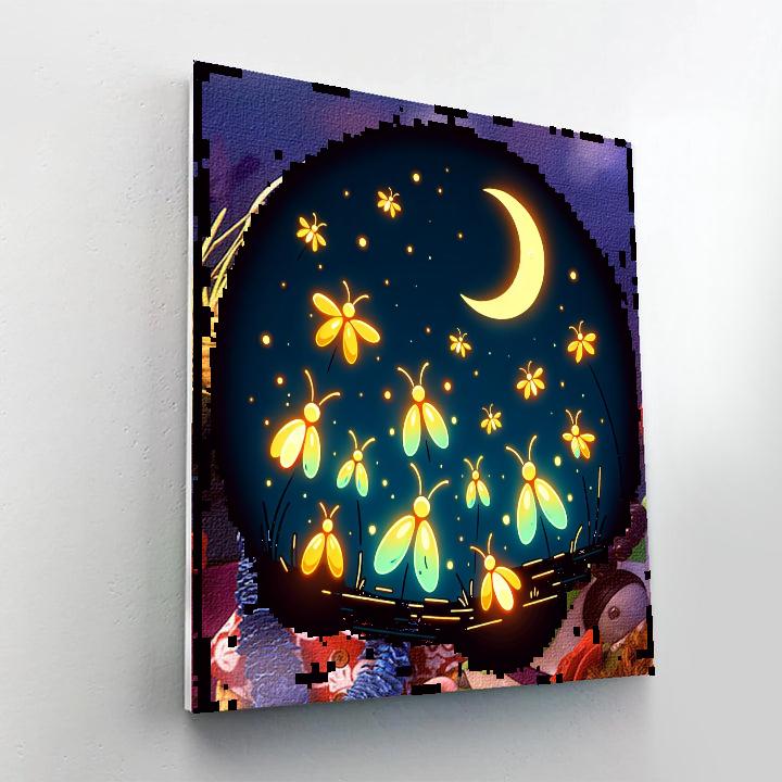 Fantastic Firefly Glow Paint By Numbers