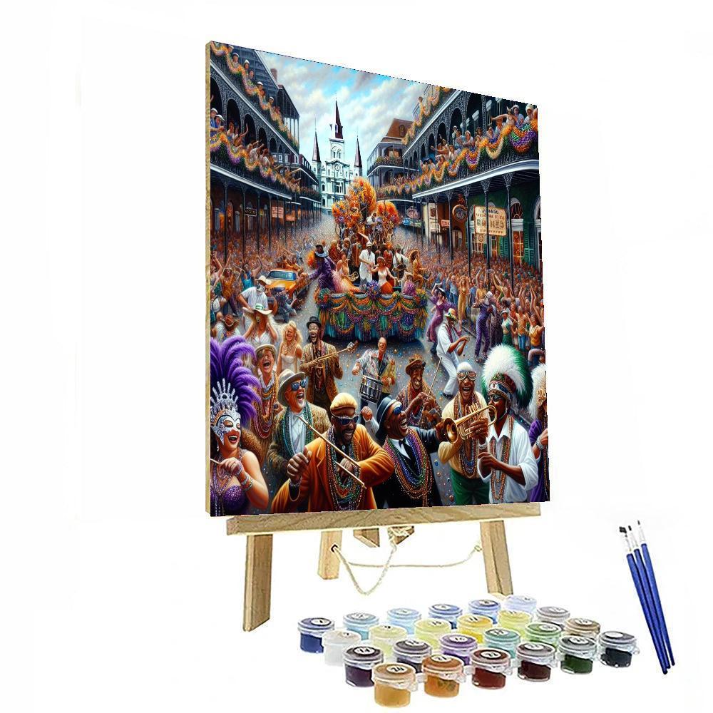 Mardi Gras In New Orleans - Usa Paint By Numbers