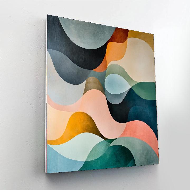 Nandalal Bose Inspired Harmonic Fragments  Paint By Numbers