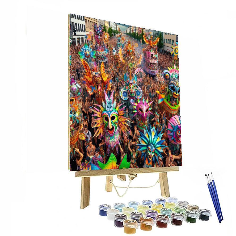 Love Parade - Berlin Painting By Numbers Kit