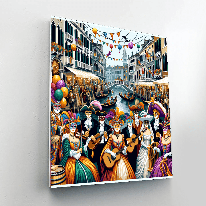 The Venetian Carnival DIY Paint By Numbers