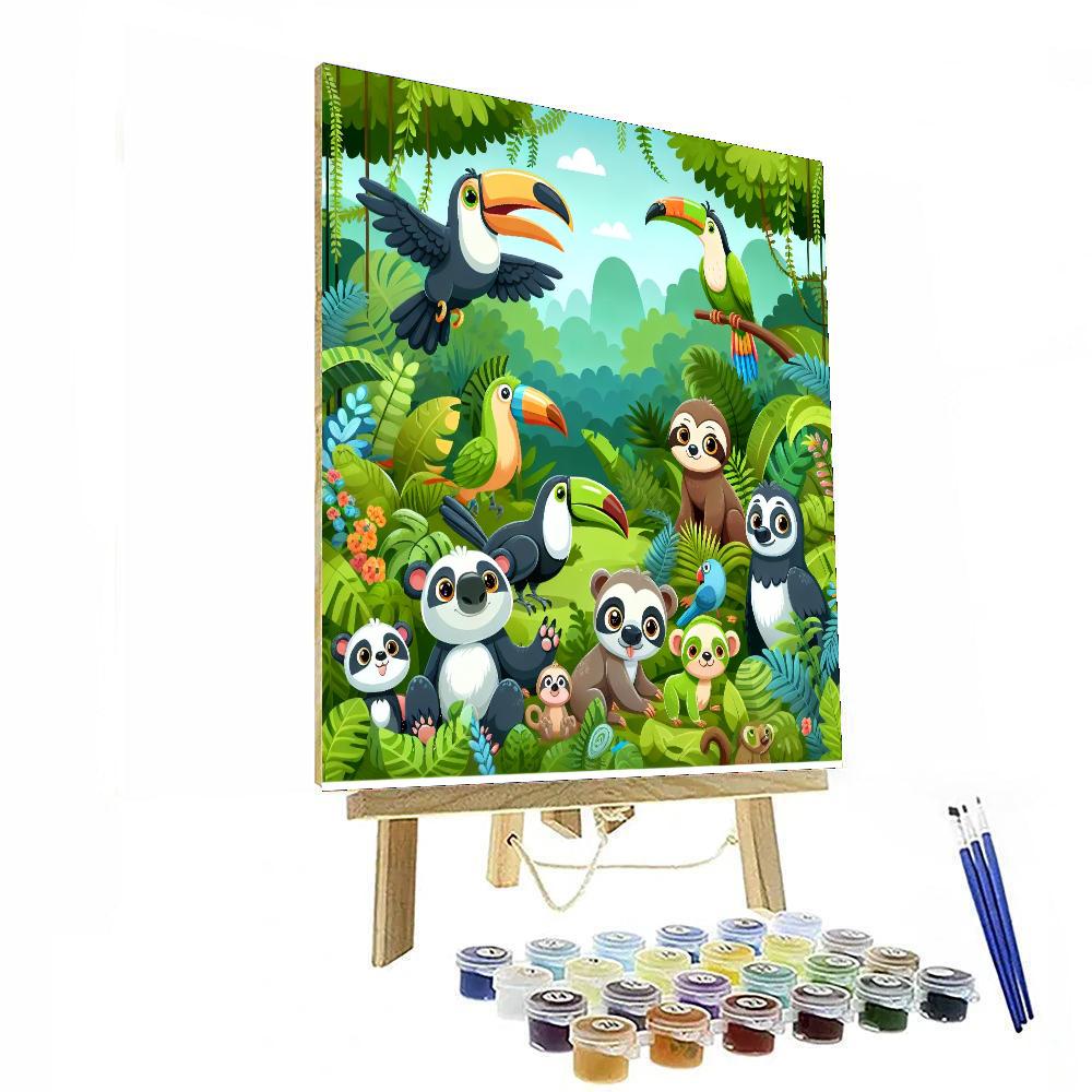 Under The Canopy Adventure DIY Paint By Numbers