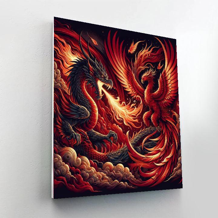 Ancient Mythical Beasts Numbered Painting Kits