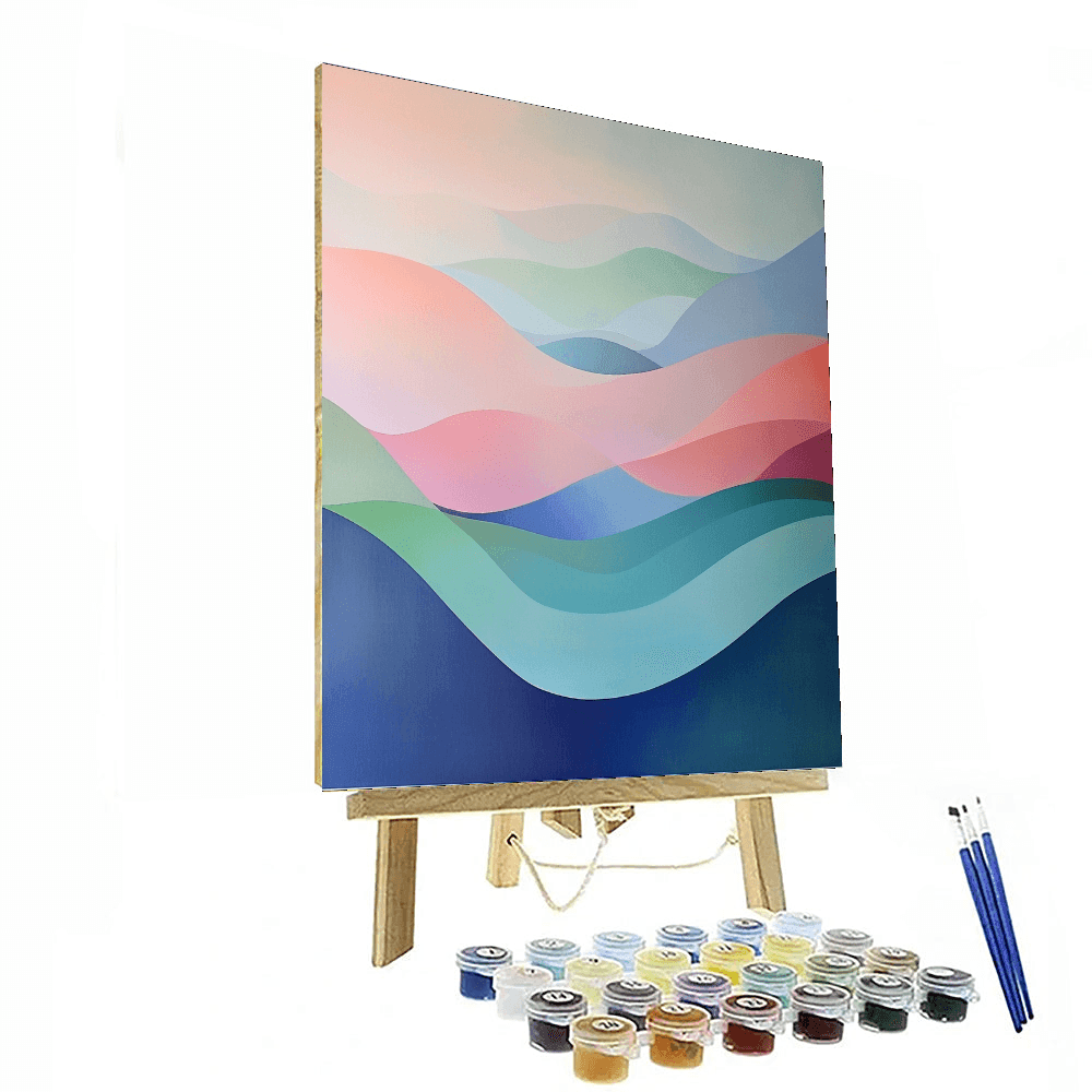Rothko Inspired Abstract Serenity - DIY Painting By Numbers Kit