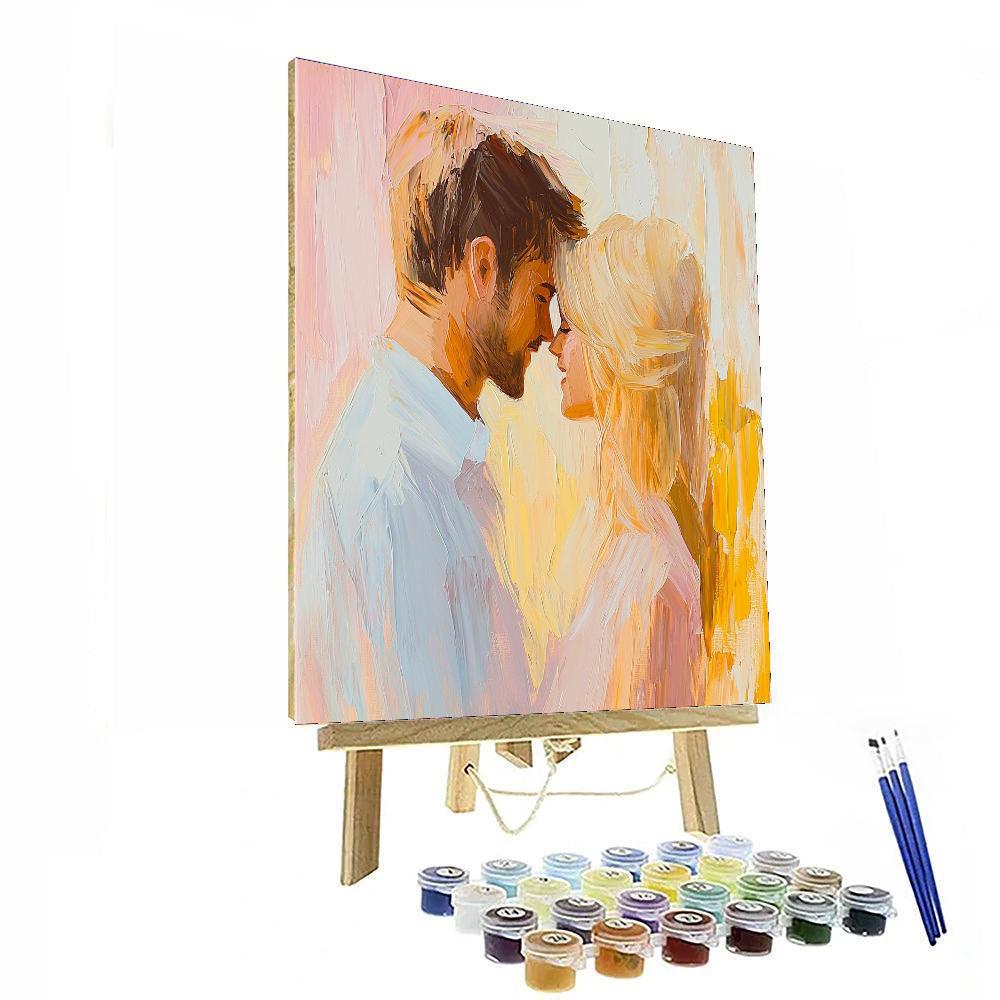 A Mother’s Whisper Number Painting