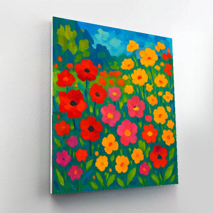 Flower Garden Serenade Numbered Painting Kits