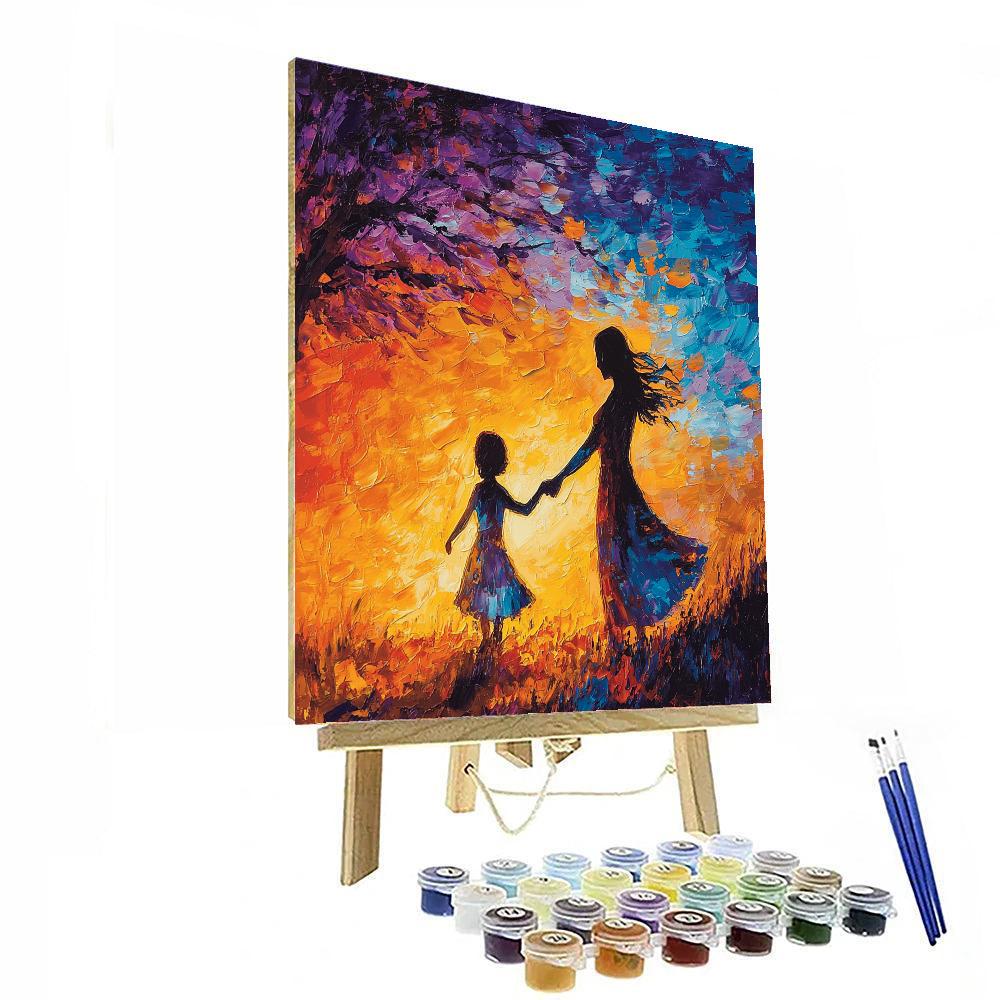 Endearing Silhouettes Numbered Painting Kits