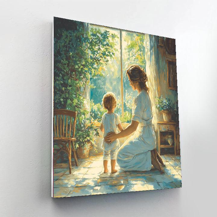 A Mother’s Care Number Painting