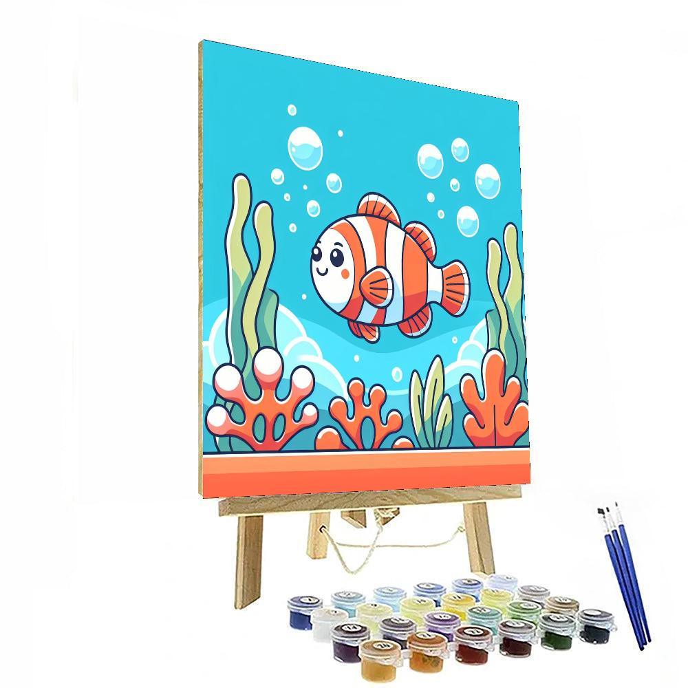 Curious Clownfish Numbered Painting Kits