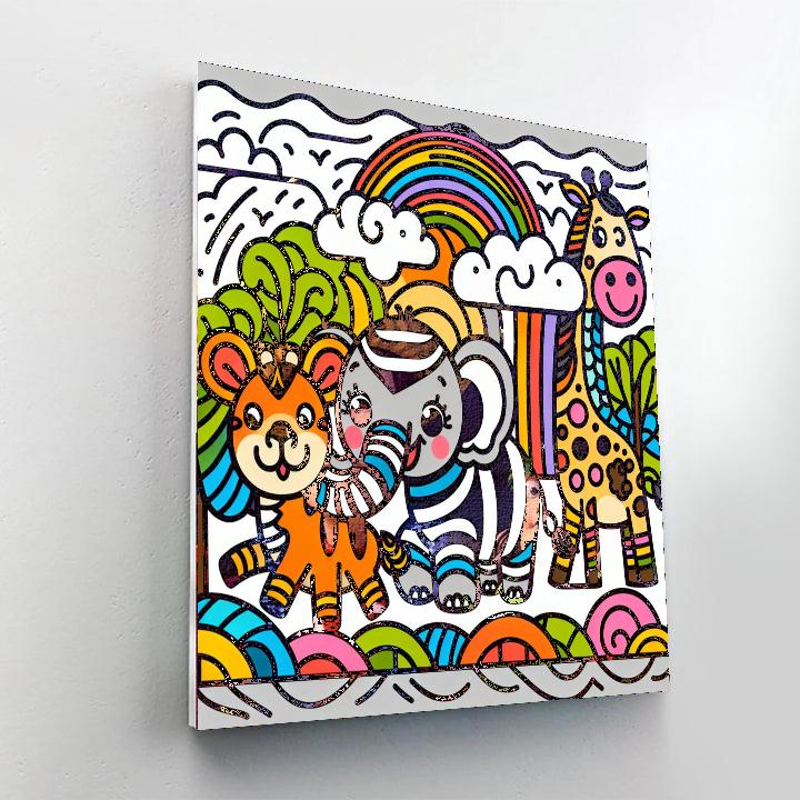 Wild Animal Parade Paint By Numbers Kits