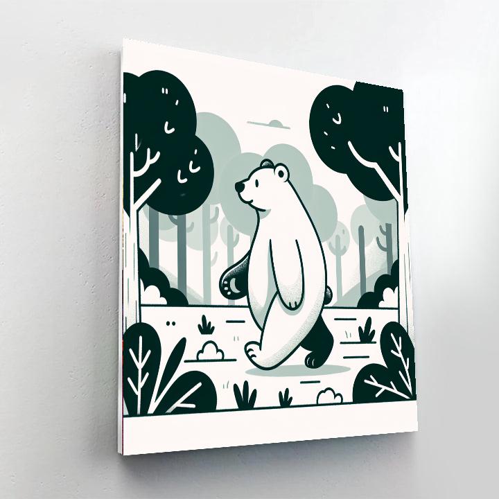 Friendly Bear Adventure Paint By Numbers Kits