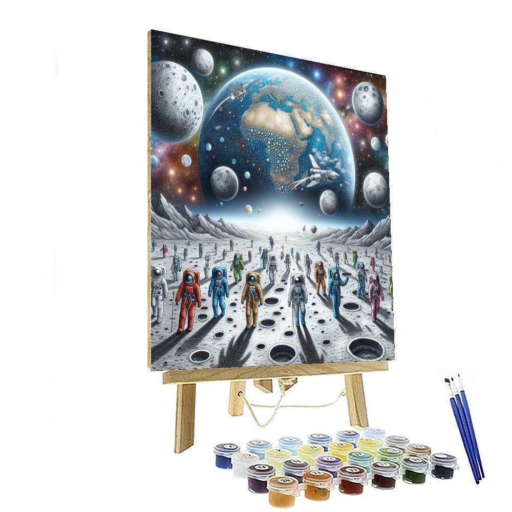 Lunar Explorer Numbered Painting Kits