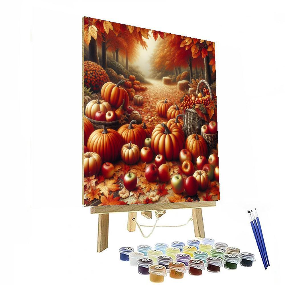Bountiful Harvest Festival Painting Number Kit